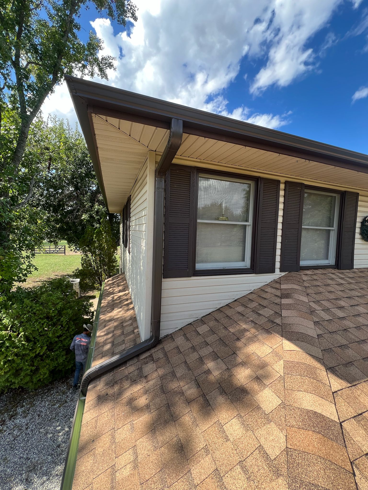 Gutter project completed by Summit Gutter Solutions in Branson, MO